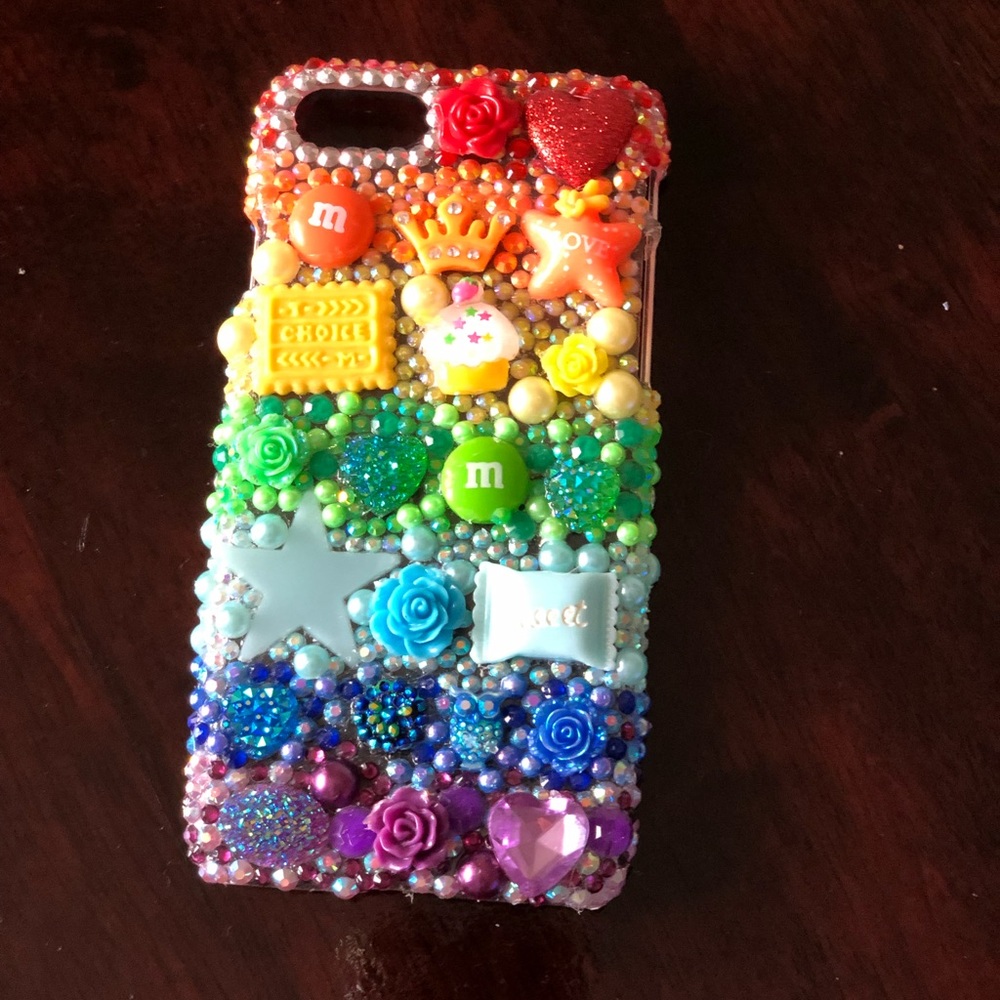3D Bling iPhone 7/8  “Rainbow” Hard Case